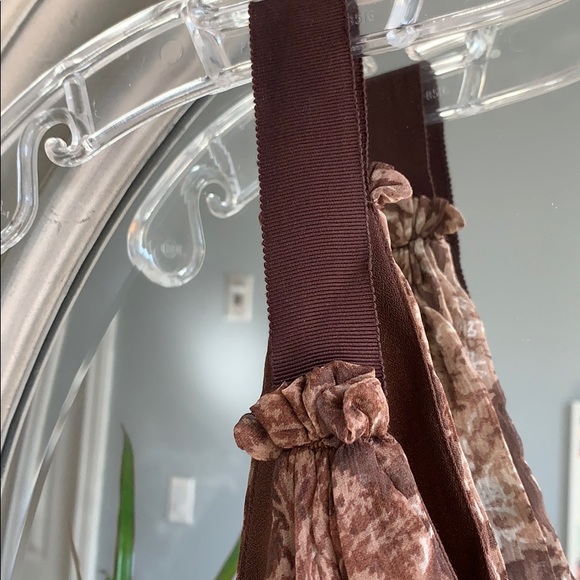 BCBG Silk Dress Sz 6 - Picture 7 of 8